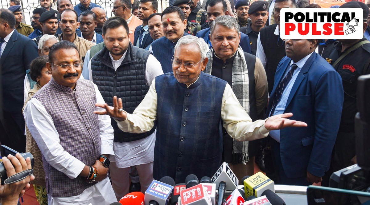 Nitish said his objective now was to work for the Opposition unity at the national level, clarifying that he was not a “claimant” for any position. (PTI)
