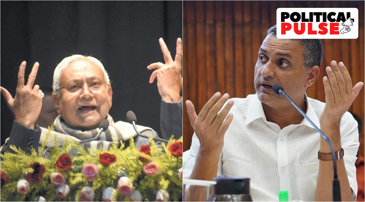 Bihar CM Nitish Kumar and RJD leader Sudhakar Singh. (PTI/FB- Sudhakar Singh)