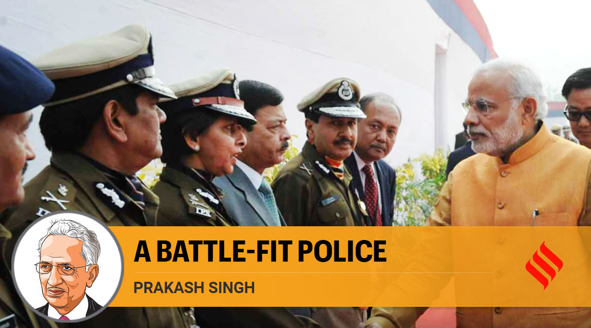 narendra modi, pm modi, police conference, modi police conference, pm modi meets police chiefs, indian express