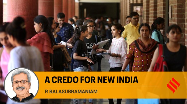 Today, a generation of young people are qualified, competent and confident in deciding not just their future but that of the nation as well, writes R Balasubramaniam. (Express Photo/File)