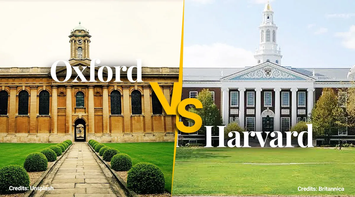 Oxford University vs Harvard University (Law): Check departments