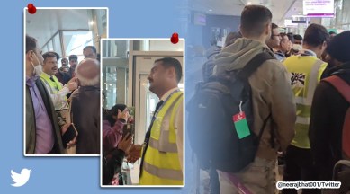 gofirst plane, passengers stranded at gofirst plane, gofirst airplane takes off without passengers, airline, indian express