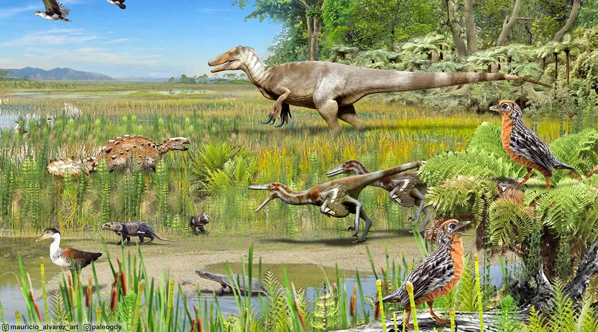 Fósiles de dinosaurio revelan biodiversidad en la Patagonia prehistórica