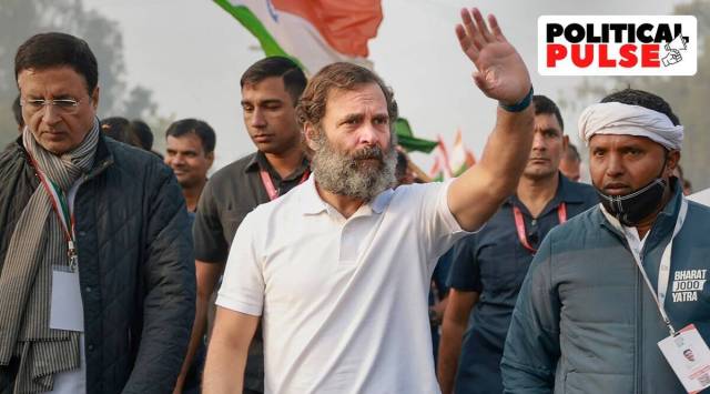 Rahul Gandhi will unfurl the tricolour on January 26, Republic Day, at a place en route his march to Kashmir, as they are likely to enter the Valley only around January 30, the Congress spokesperson has said. (File/PTI)