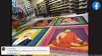 Rangoli artwork made using 26,000 ice cream sticks by Indian mother-daughter duo enters Singapore Book of Records