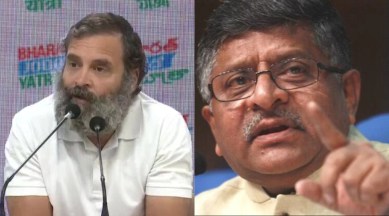 Former law minister and BJP leader Ravi Shankar Prasad (Right) slammed Congress leader Rahul Gandhi in a press conference on Monday.