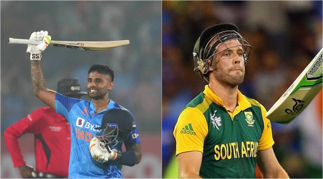 Due to the unorthodox nature of his shots, Yadav has been compared countless times with South African icon AB de Villiers 
