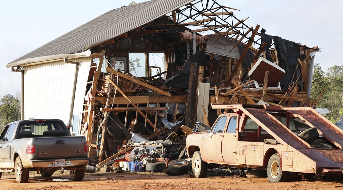 Six killed in Alabama as severe weather sweeps the south | World News ...