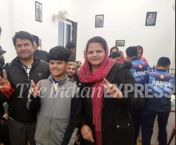 Shafali's parents Sanjeev and Parveen with their younger daughter Nancy. (Pic: File)