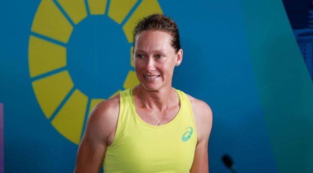 "I feel so happy and grateful to have the opportunity to finish playing at my favourite slam – my home slam – in front of my Aussie fans, friends and family," Stosur wrote in a post on Instagram. (Twitter)