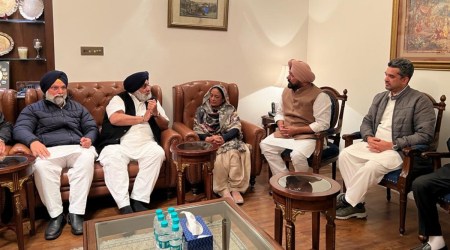 sukhbir badal news, punjab news, indian express