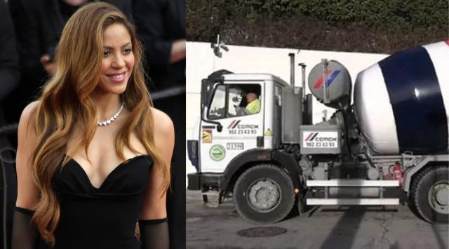 Pop singer Shakira  is constructing a wall to properly separate her and Pique's parents' house. (Marca/AP)