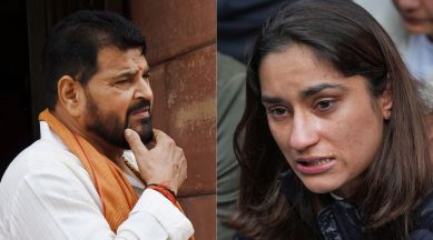 Brij Bhushan Sharan Singh, Brij Bhushan sexual harassment, Brij Bhushan police complaint, women wrestlers, BJP MP, Wrestling Federation of India, WFI president, Wrestling News, Sports News, Indian Express News