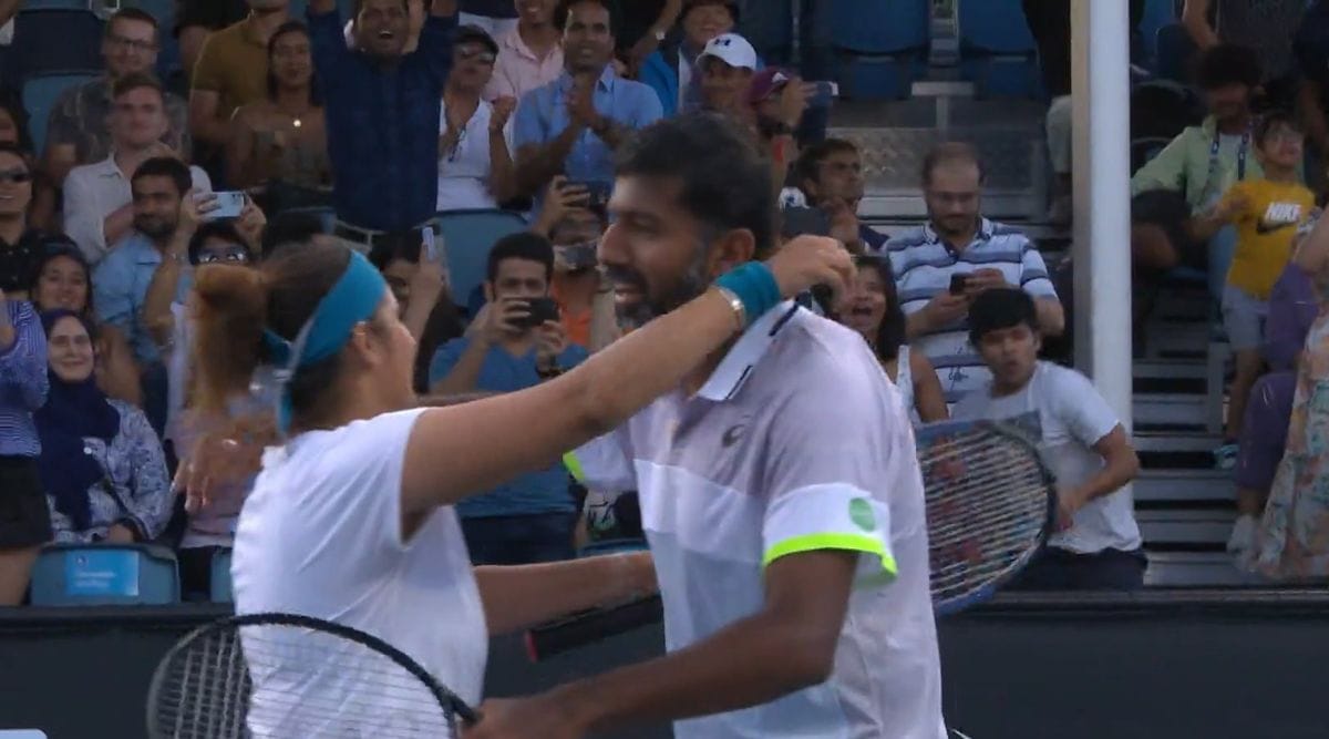 Sania Mirza two steps away from Australian mixed doubles title Sania Mirza two steps away from Australian mixed doubles title