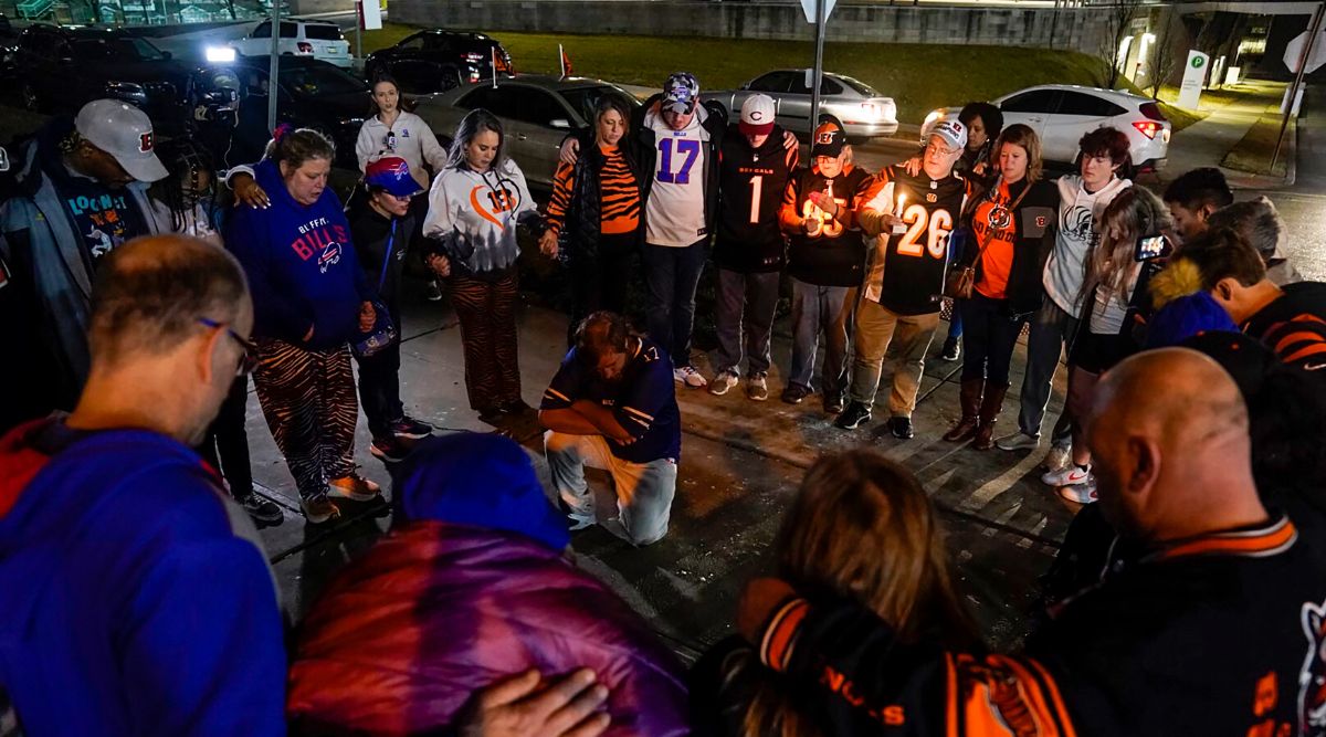 Damar Hamlin of Buffalo Bills in critical condition after collapsing at