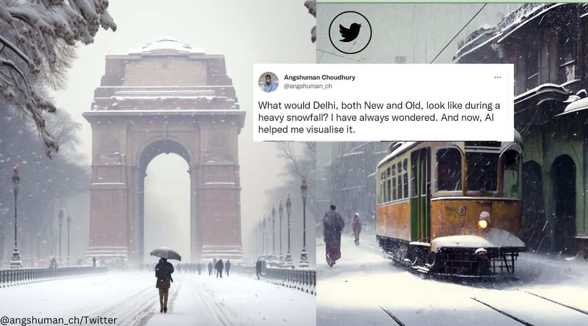 Wanna see snowclad Delhi and Kolkata? Stunning pics by Twitter user