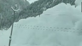snow avalanche, Ganderbal