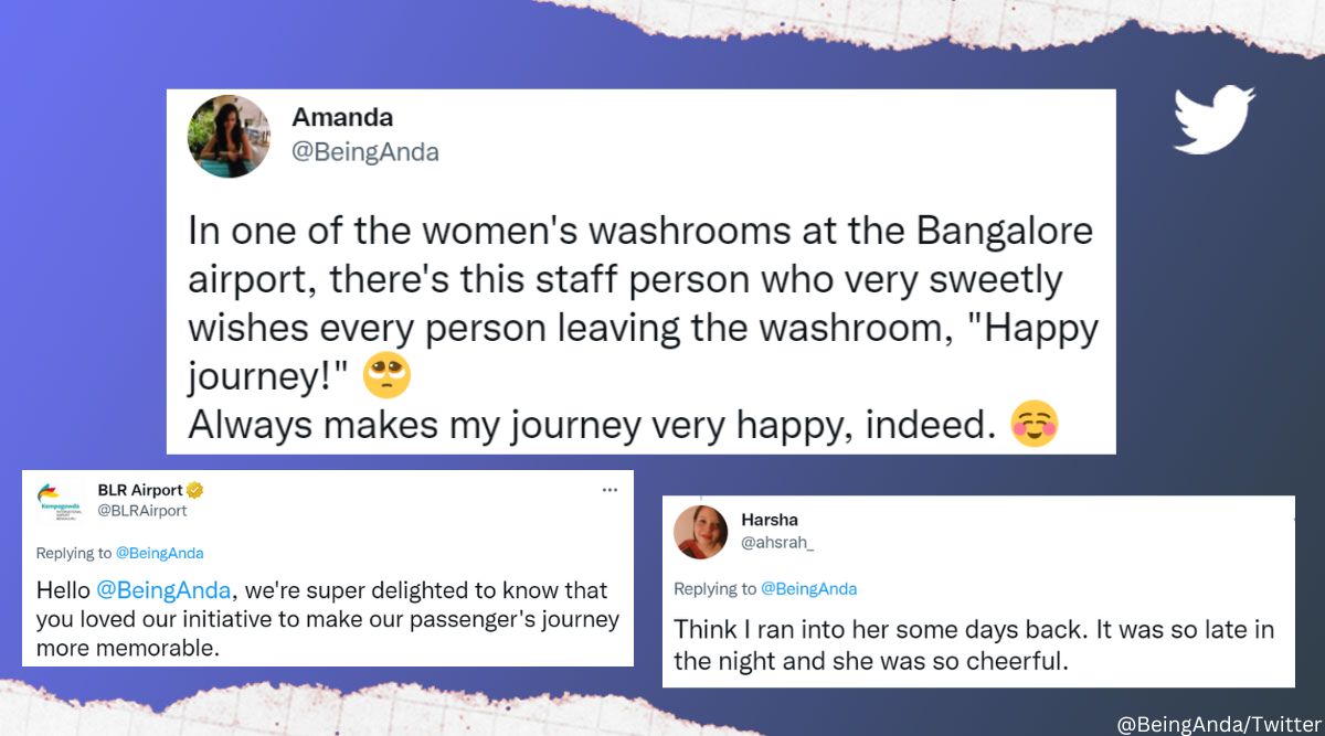 Woman Shares Encounter With Bengaluru Airport Staff Who Wishes Everyone ...