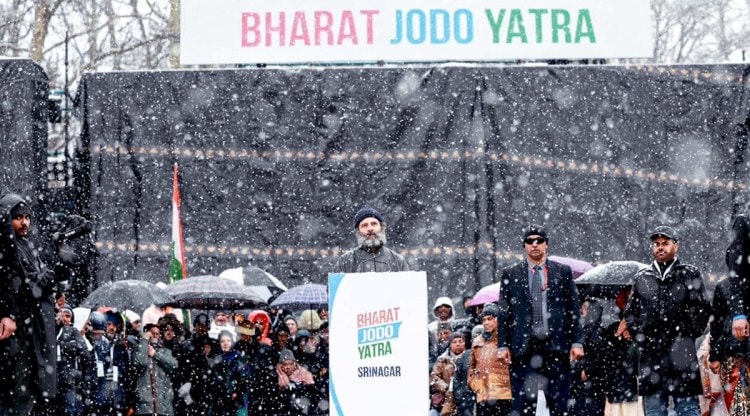 Bharat Jodo Yatra finale Srinagar