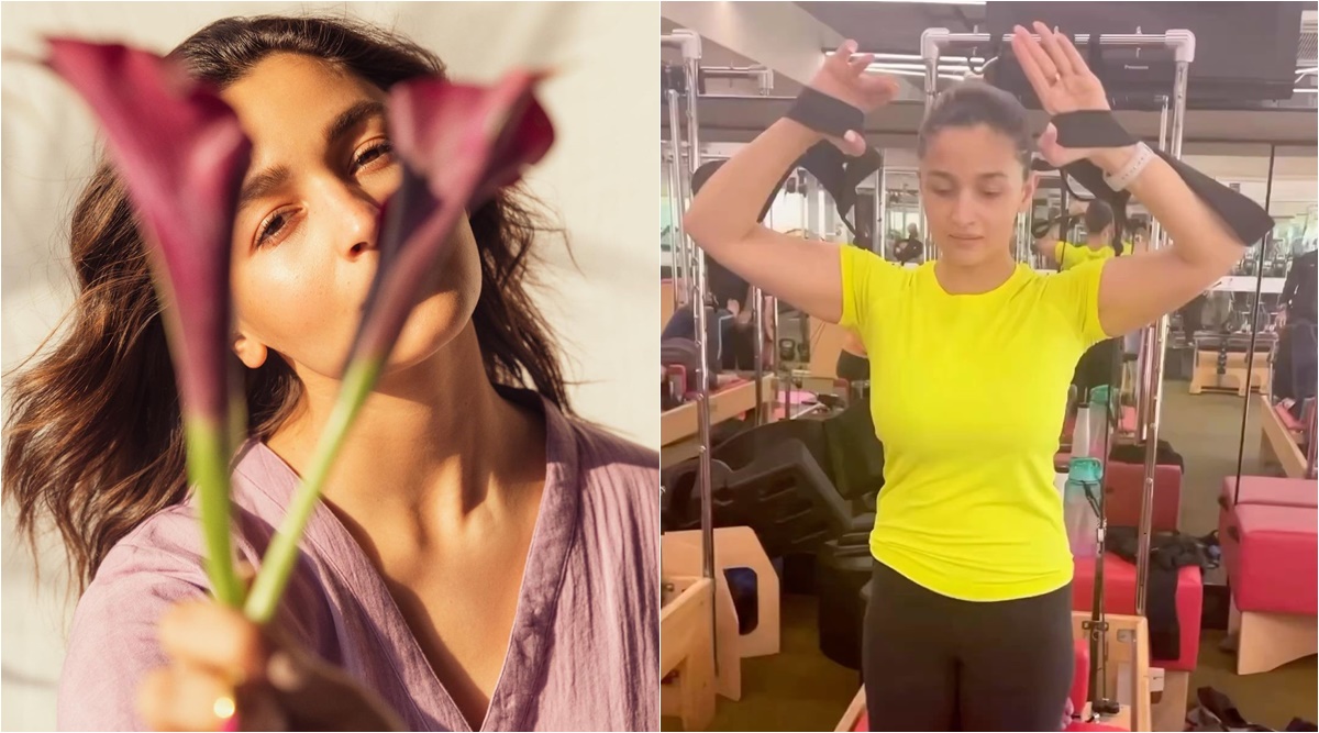 Alia Xx Hot Video - Alia Bhatt has a '2.0' announcement up her sleeve, video of her workout  session goes viral. Watch | Bollywood News - The Indian Express