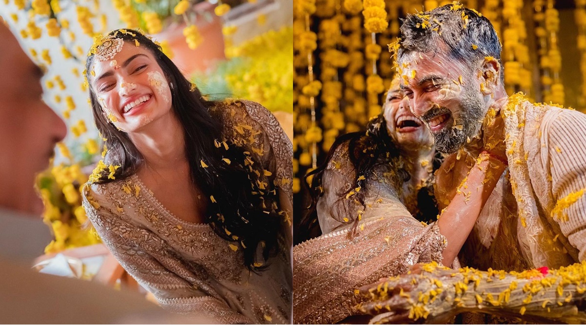 Adorable Athiya Shetty and KL Rahul twin in Haldi ceremony outfits ...