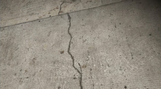 The cost of the ‘rapid road’ technology is 20-25 per cent more than that of white topping. (Express Photo)