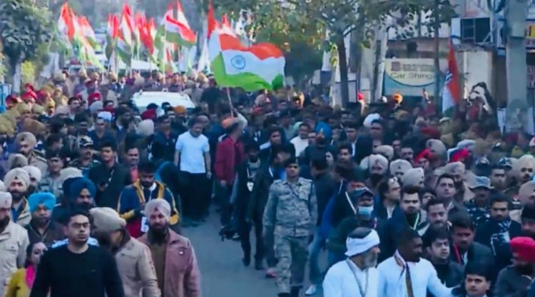 bharat jodo yatra jalandhar latest news today