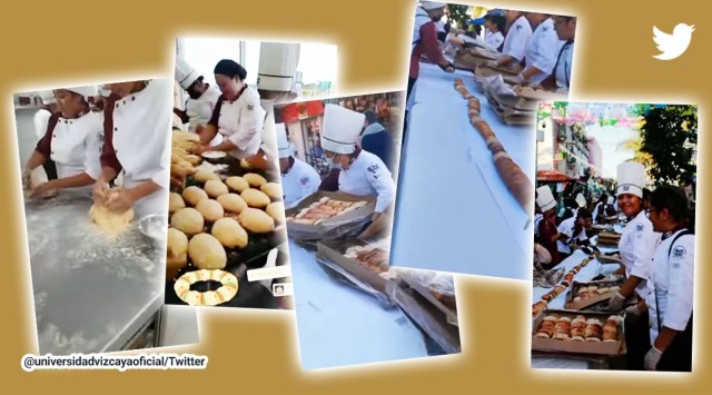 Mexican students bake world’s longest line of fresh bread stretching 4. ...