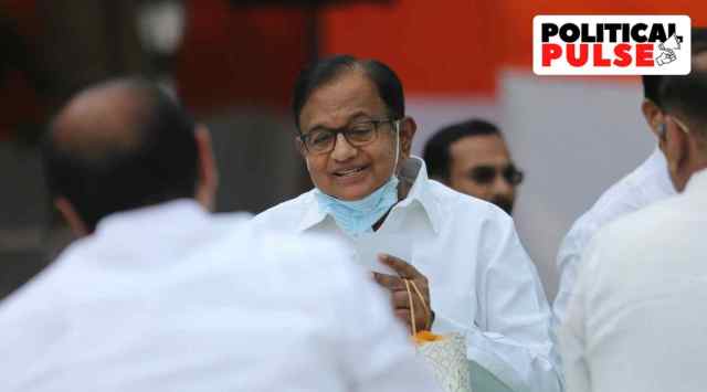 Congress leader P Chidambaram said the government should be wary of the fact that the world economy will slow down. (Express Archive)