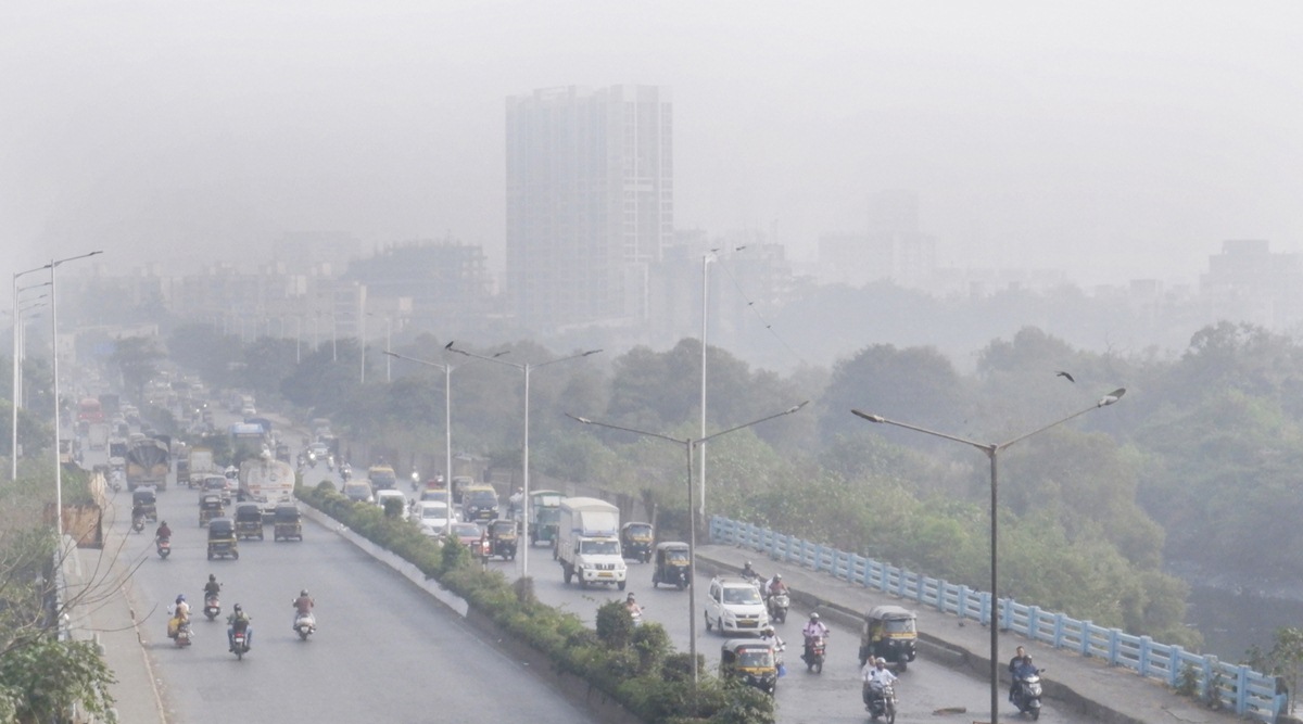 The System of Air Quality and Weather Forecast and Research (SAFAR) dashboard has also shown that several pockets of Mumbai are currently recording worse AQI. (Express Archive Photo by Pradip Das)