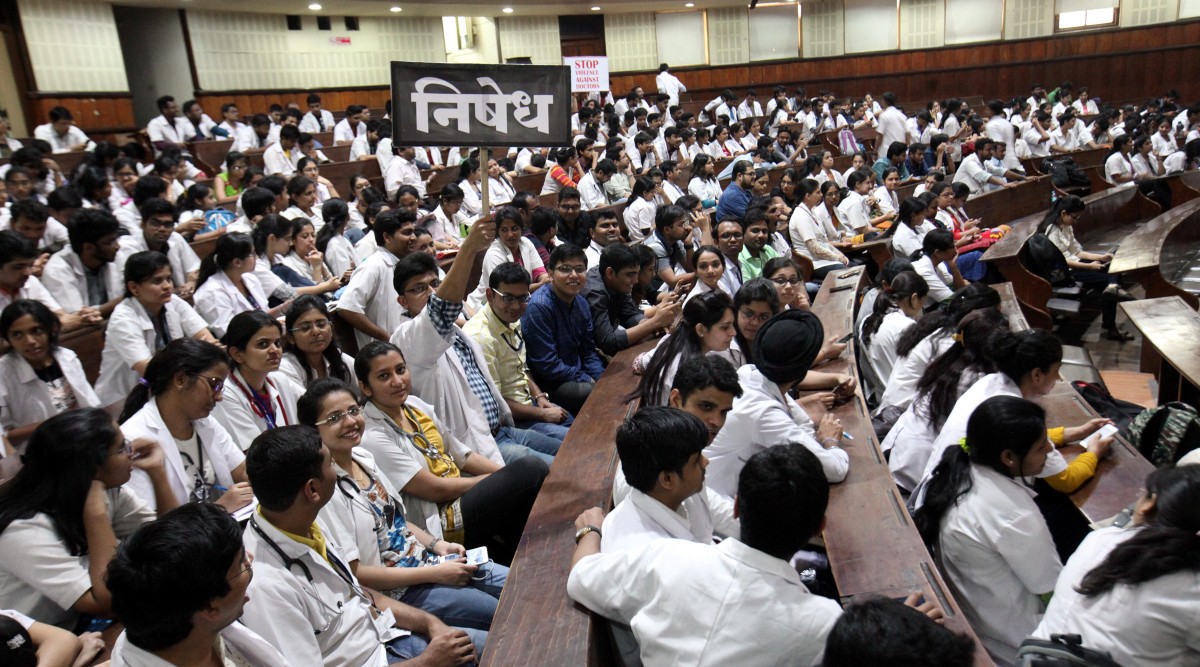 Doctors protest for NEET PG 2023 postponement