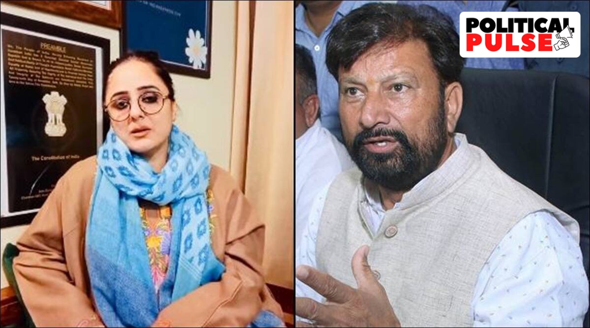 Deepika Pushkar Nath resigned from the Congress over the party's decision to "allow" former minister Choudhary Lal Singh to join the Bharat Jodo Yatra. (Twitter/@DeepikaSRajawat and PTI)