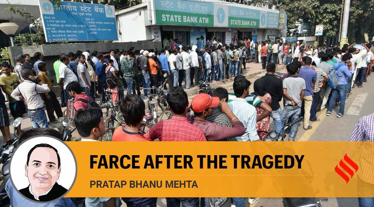 PB Mehta on Supreme Court demonetisation verdict: Farce after tragedy