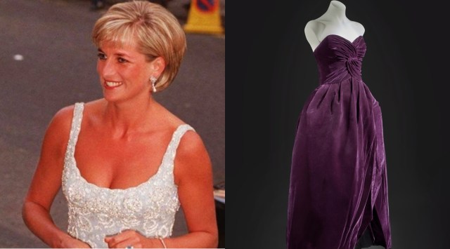 Princess Diana's iconic gown is going up for sale (Source: AP and Sotheby's)
