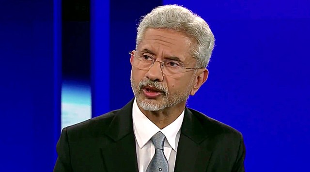 External Affairs Minister S Jaishankar speaks during an interview with the Austrian ZIB2 podcast, a daily news magazine of ORF television, in Vienna on Monday. (ANI)