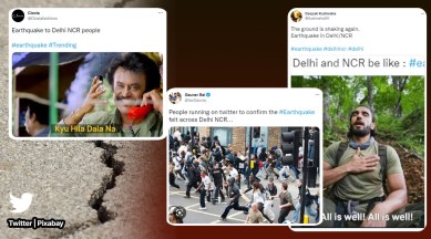 Earthquake, Earthquake in Delhi, earthquake viral tweets, earthquake memes, Indian Express