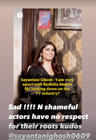 332px x 485px - Ekta Kapoor joins TV actors in slamming Radhika Madan's 'sad and shameful'  comments about television industry | Entertainment News,The Indian Express
