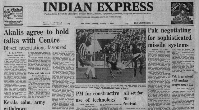 January 3, 1983, Forty Years Ago: Akalis For Talks | The Indian Express