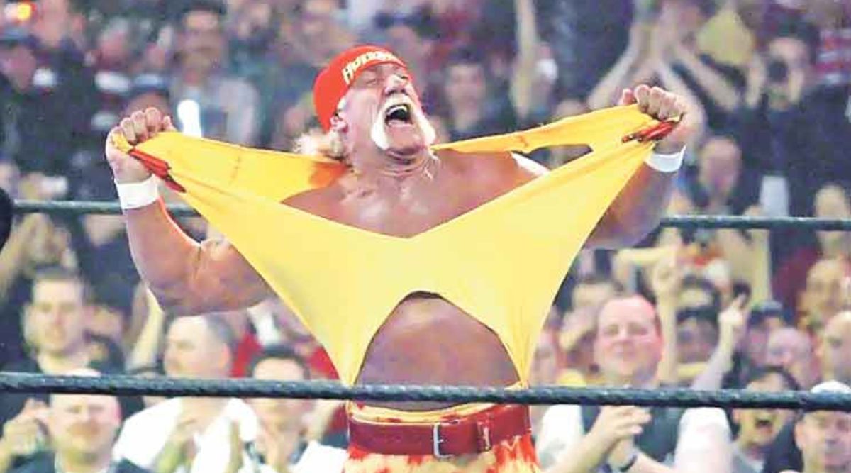 Hogan, almost 6'6", first signed up for WWF - now WWE - in 1982 and soon became the face of professional wrestling headlining almost every event night. 