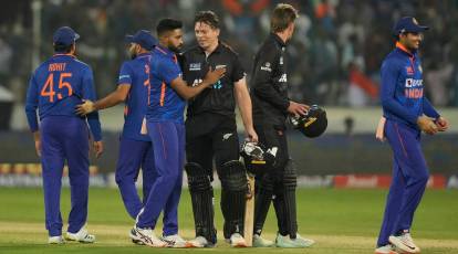 IND vs NZ 1st ODI Highlights: India beat New Zealand by 12 runs despite  Bracewell scare | Sports News,The Indian Express