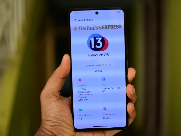 Vivo iQoo 11 runs Android 13 