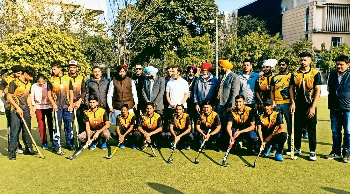 A match with hockey Olympians that Congress leader couldn’t play