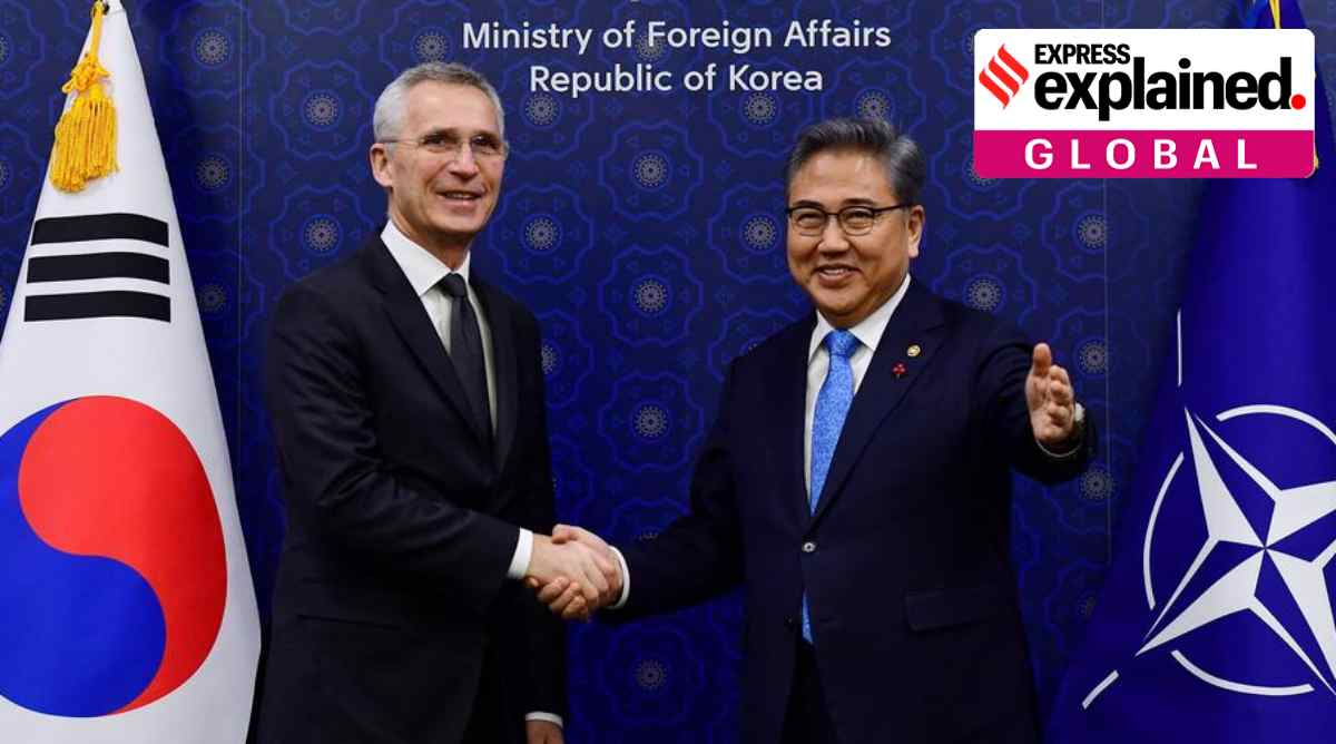 NATO chief Stoltenberg discussed the threat of North Korea with South Korea's foreign minister. (Kim Min-Hee/REUTERS)