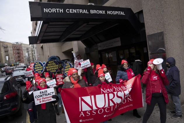 US nurse strike
