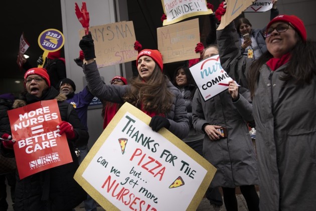 US nurse strike