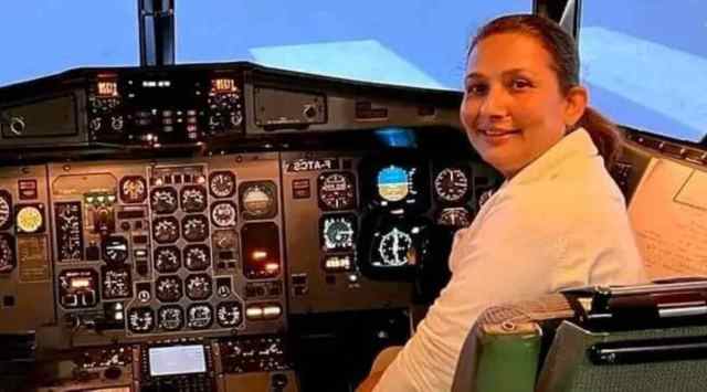 Co-pilot Anju Kathiwada (Photo credit: Timea Amadei facebook screen grab)