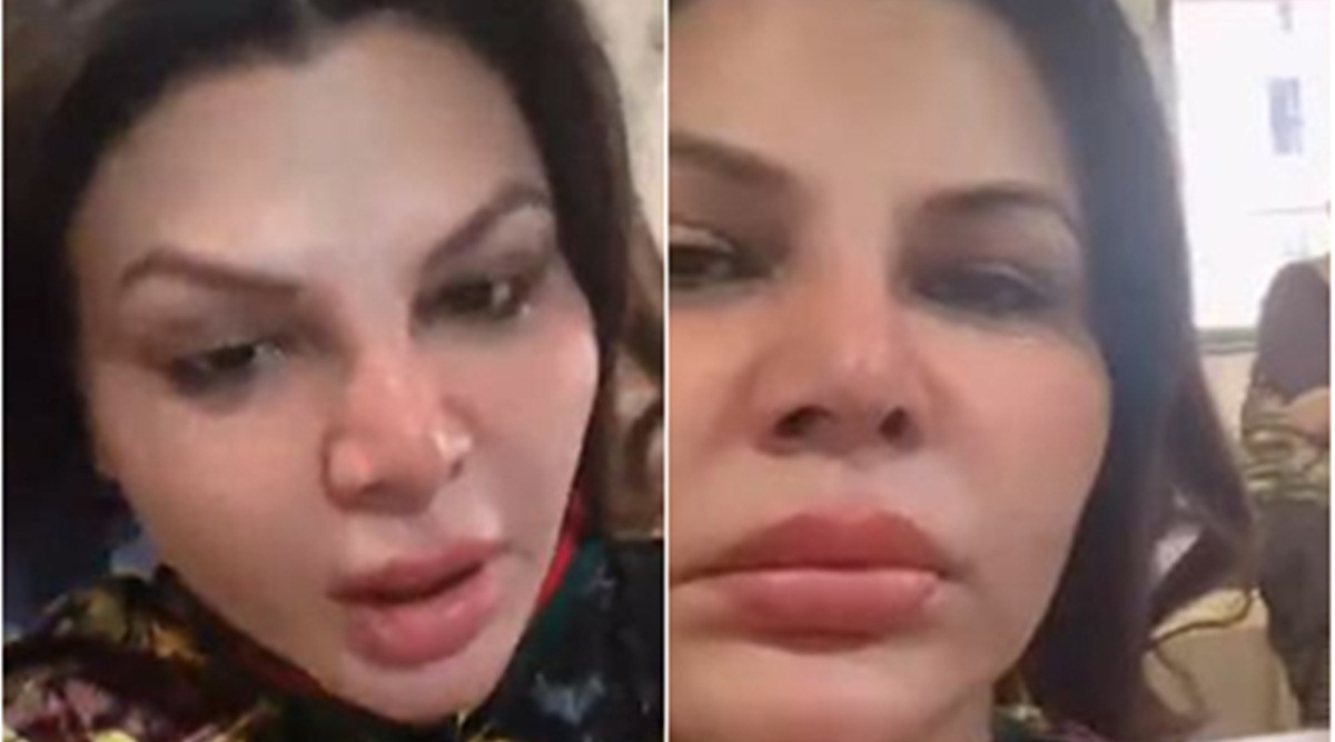 A sobbing Rakhi Sawant informs her mother has brain tumour: 'Please pray  for her' | Entertainment News,The Indian Express
