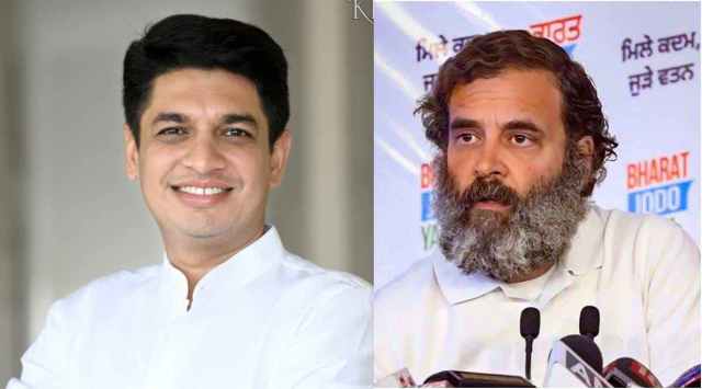 Satyajeet Tambe; Rahul Gandhi. (File Photo)