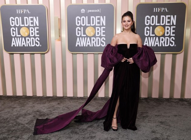 Selena Gomez at Golden Globes 2023