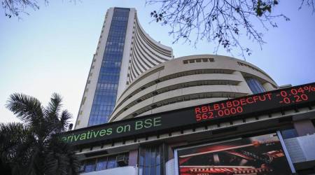 In contrast, the broader NSE Nifty declined 45.85 points or 0.26 per cent to end at 17,616.30. (File photo)